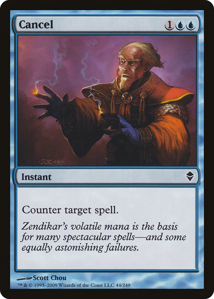 Cancel [Zendikar]-1