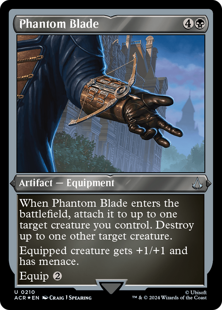 Phantom Blade (ACR-210) - Assassin's Creed Etched Foil-1