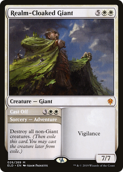 Realm-Cloaked Giant // Cast Off [Throne of Eldraine]-1