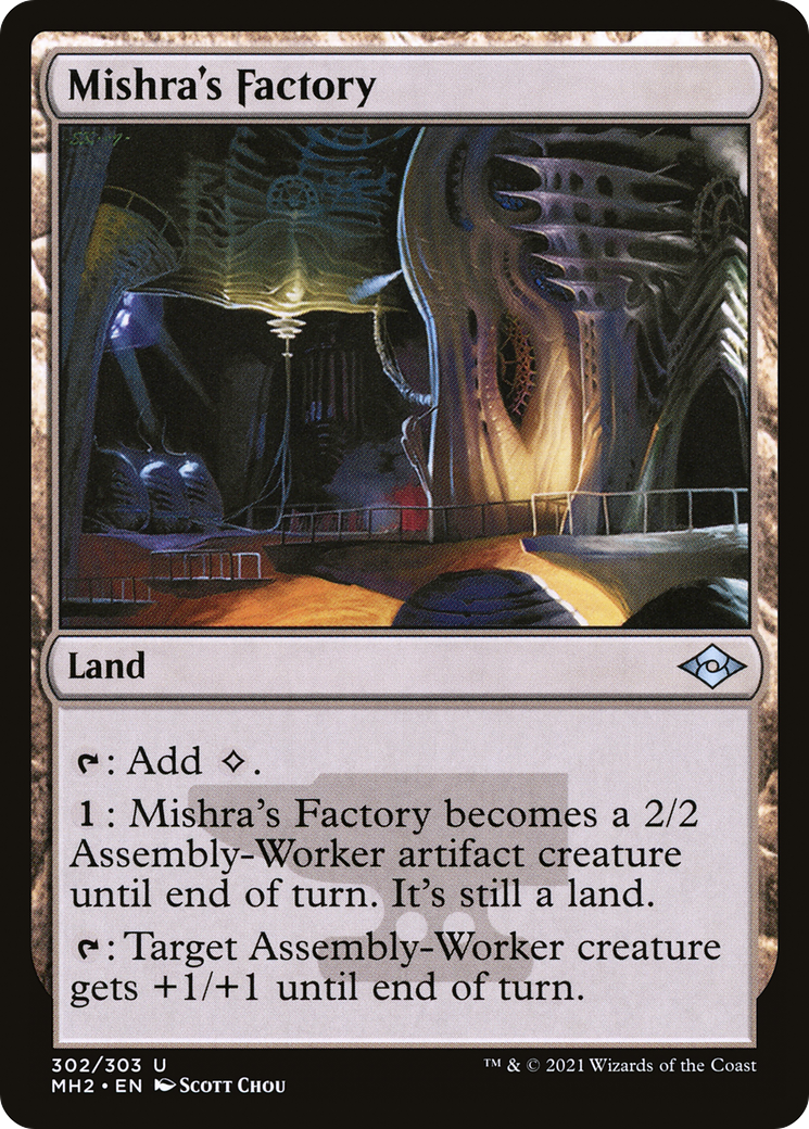 Mishra's Factory (MH2-302) - Modern Horizons 2 Etched Foil-1