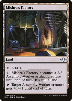 Mishra's Factory (MH2-302) - Modern Horizons 2 Etched Foil-1