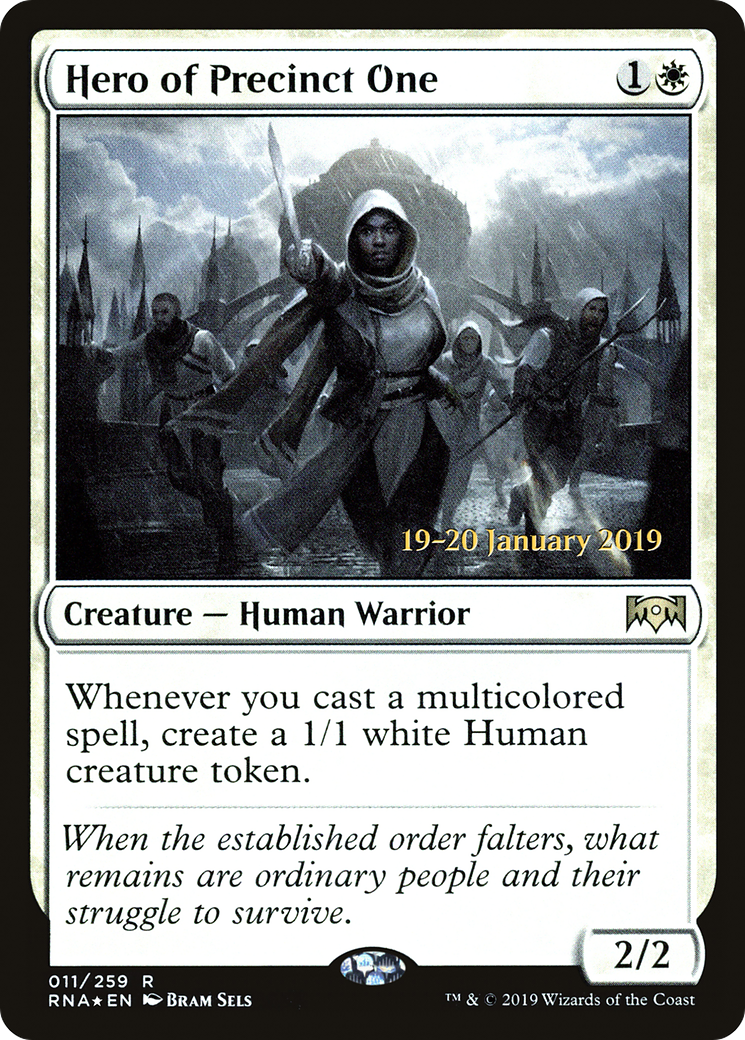 Hero of Precinct One [Ravnica Allegiance Prerelease Promos]-1