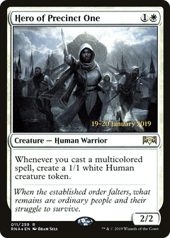 Hero of Precinct One [Ravnica Allegiance Prerelease Promos]-1