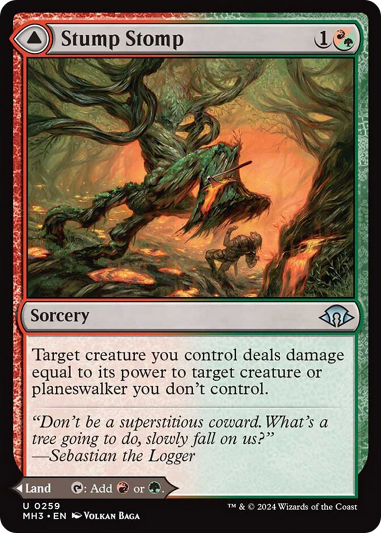 Stump Stomp // Burnwillow Clearing [Modern Horizons 3]-1
