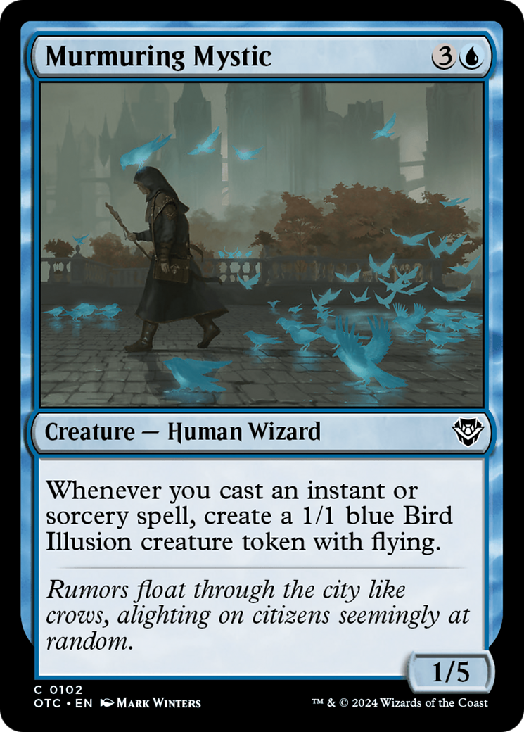 Murmuring Mystic [Outlaws of Thunder Junction Commander]-1