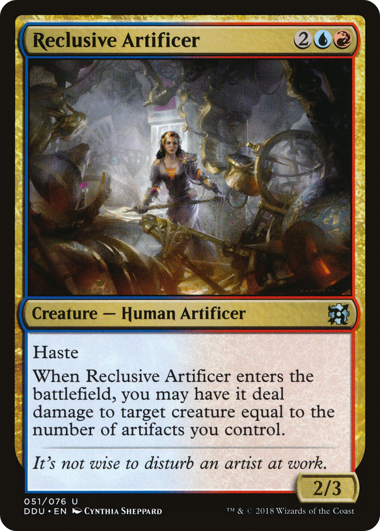Reclusive Artificer [Duel Decks: Elves vs. Inventors]-1