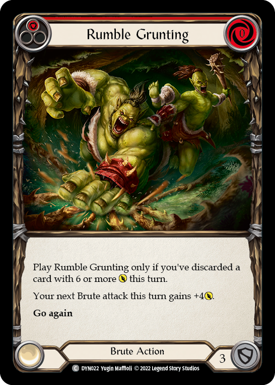 Rumble Grunting (Red) [DYN022] (Dynasty)