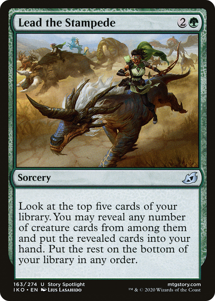 Lead the Stampede [Ikoria: Lair of Behemoths]-1