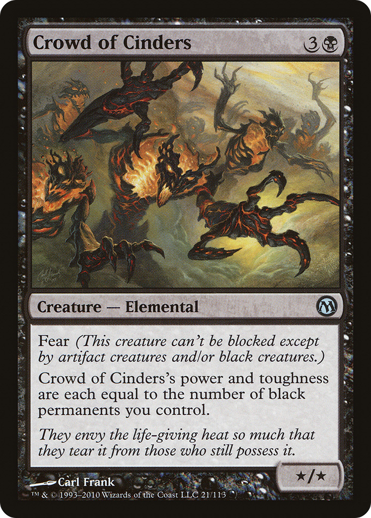 Crowd of Cinders [Duels of the Planeswalkers]-1