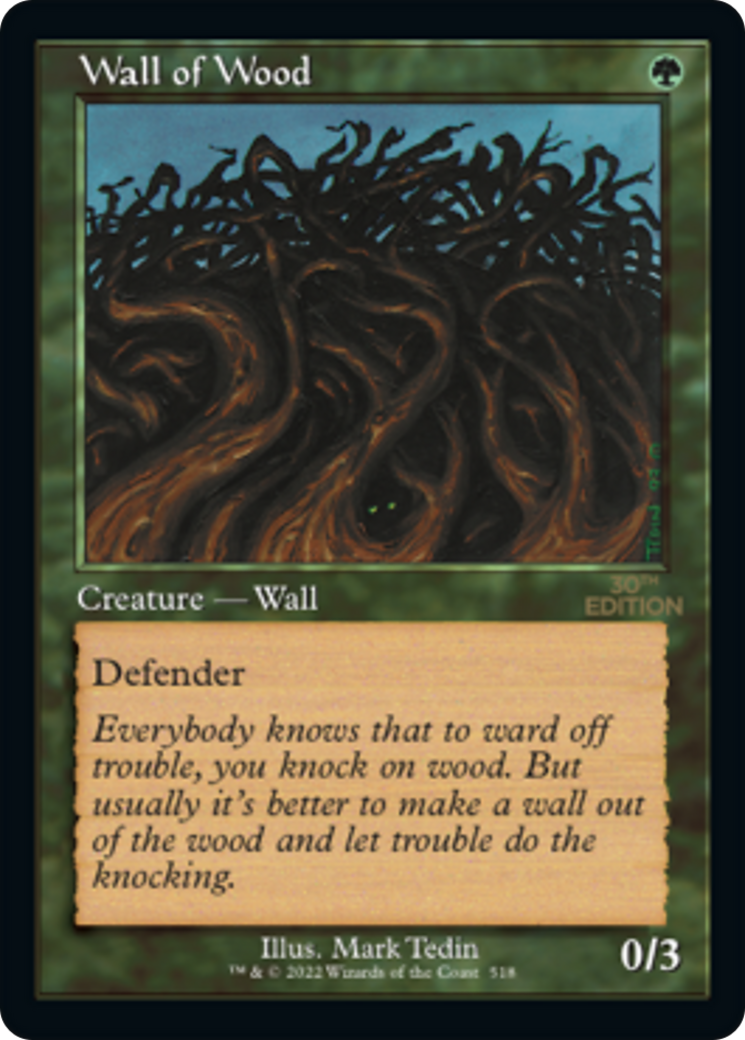 Wall of Wood (Retro Frame) (30A-518) - 30th Anniversary Edition-1