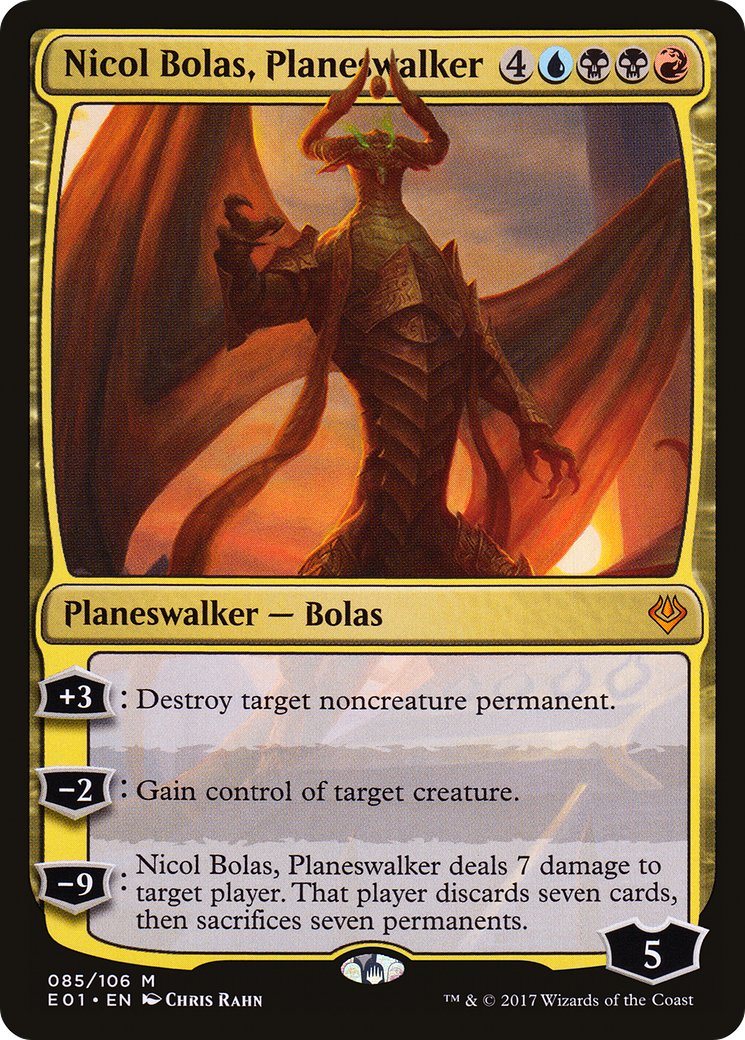 Nicol Bolas, Planeswalker [Archenemy: Nicol Bolas]-1