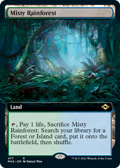 Misty Rainforest (Extended Art) [Modern Horizons 2]-1