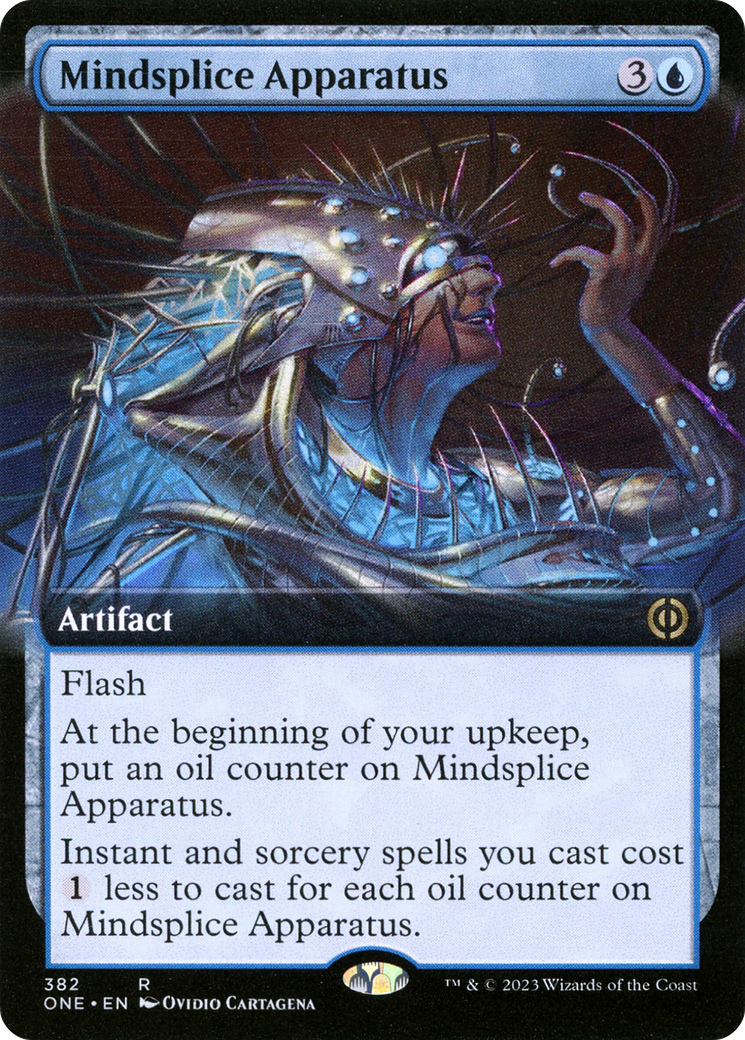 Mindsplice Apparatus (Extended Art) [Phyrexia: All Will Be One]-1
