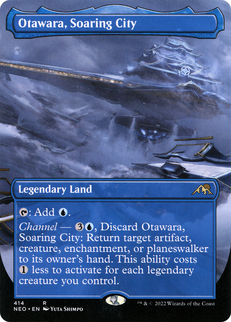 Otawara, Soaring City (Borderless Alternate Art) [Kamigawa: Neon Dynasty]-1