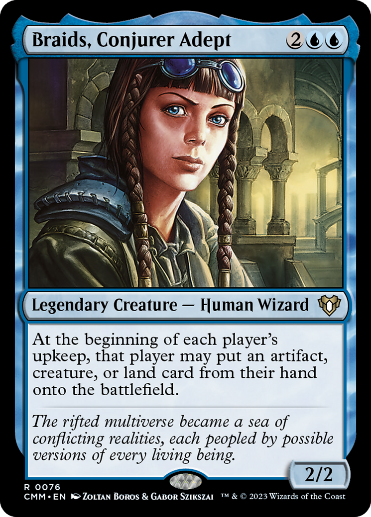 Braids, Conjurer Adept [Commander Masters]-1