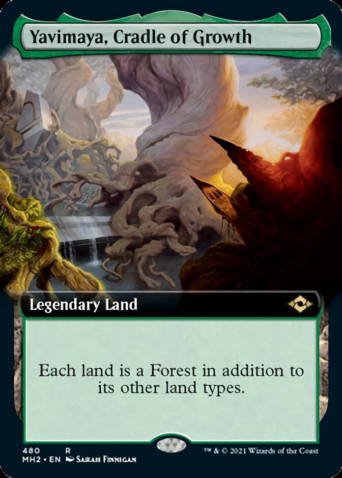 Yavimaya, Cradle of Growth (Extended Art) [Modern Horizons 2]-2