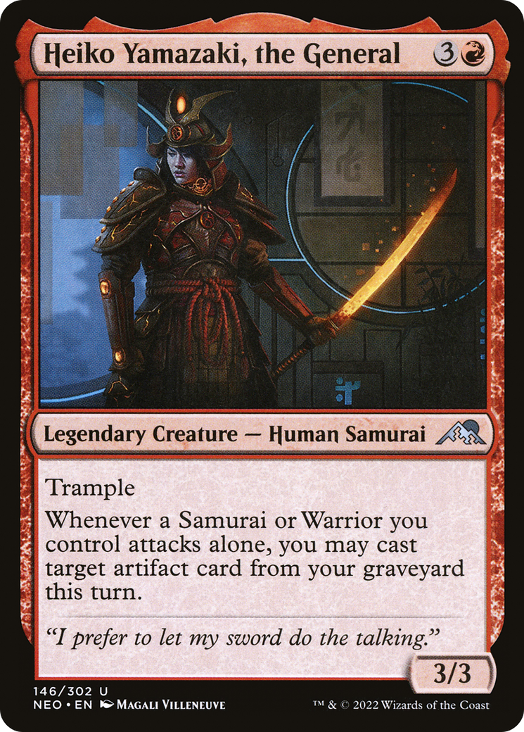 Heiko Yamazaki, the General [Kamigawa: Neon Dynasty]-1