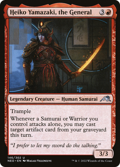 Heiko Yamazaki, the General [Kamigawa: Neon Dynasty]-1
