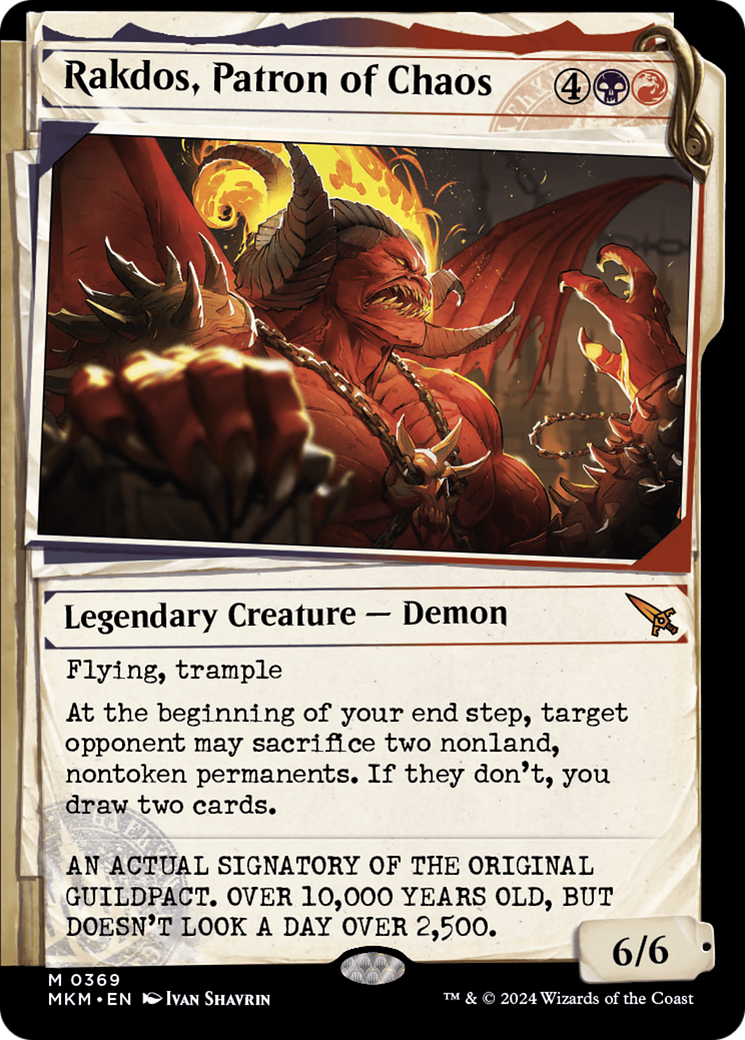 Rakdos, Patron of Chaos (Showcase) (0369) [Murders at Karlov Manor]-1