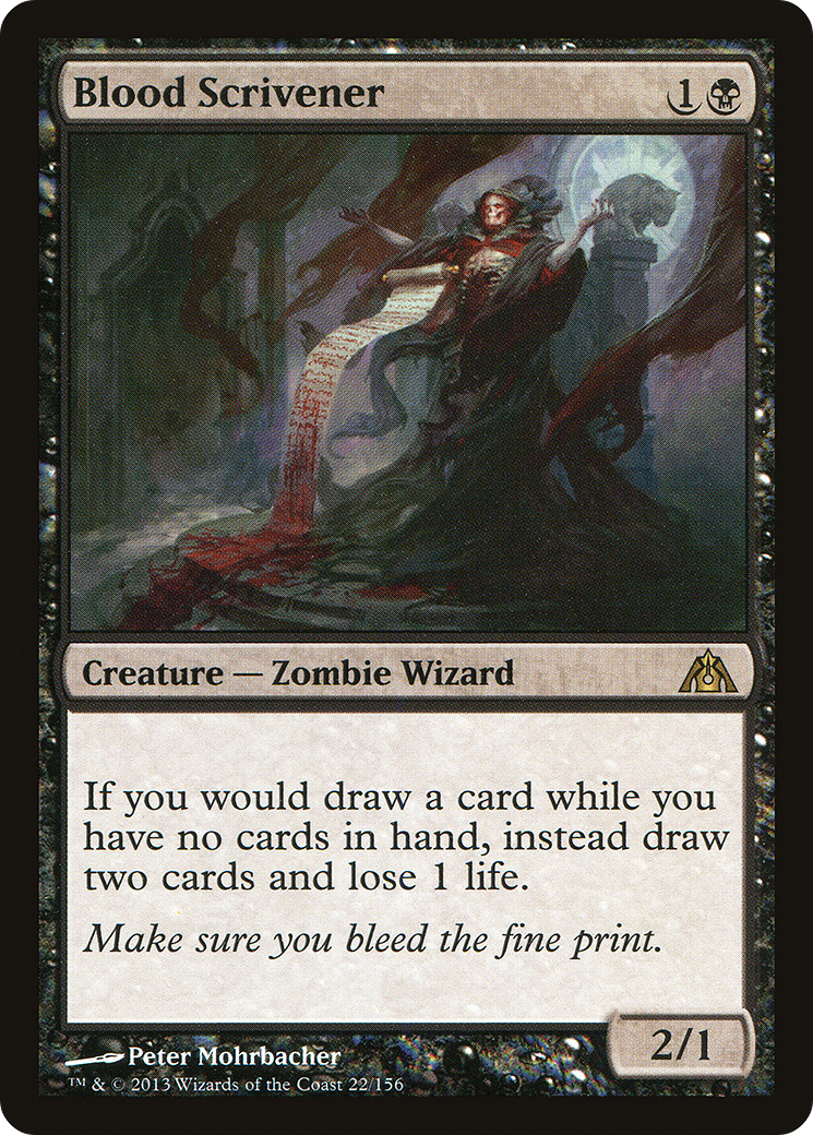 Blood Scrivener [Dragon's Maze]-1