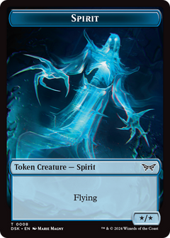 Spirit (0008) Token [Duskmourn: House of Horror Tokens]-1