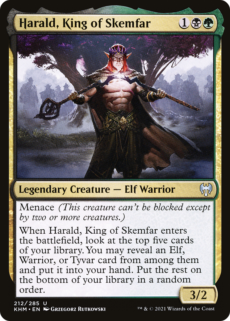 Harald, King of Skemfar [Kaldheim]-1