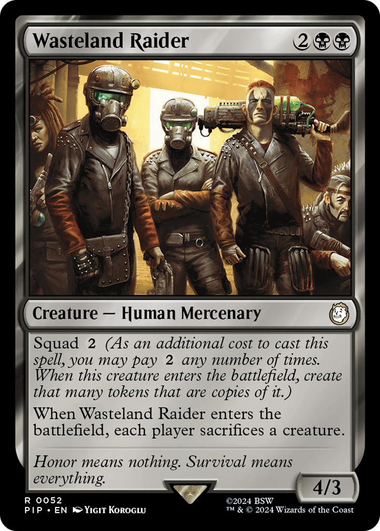Wasteland Raider (PIP-052) - Fallout Foil-1