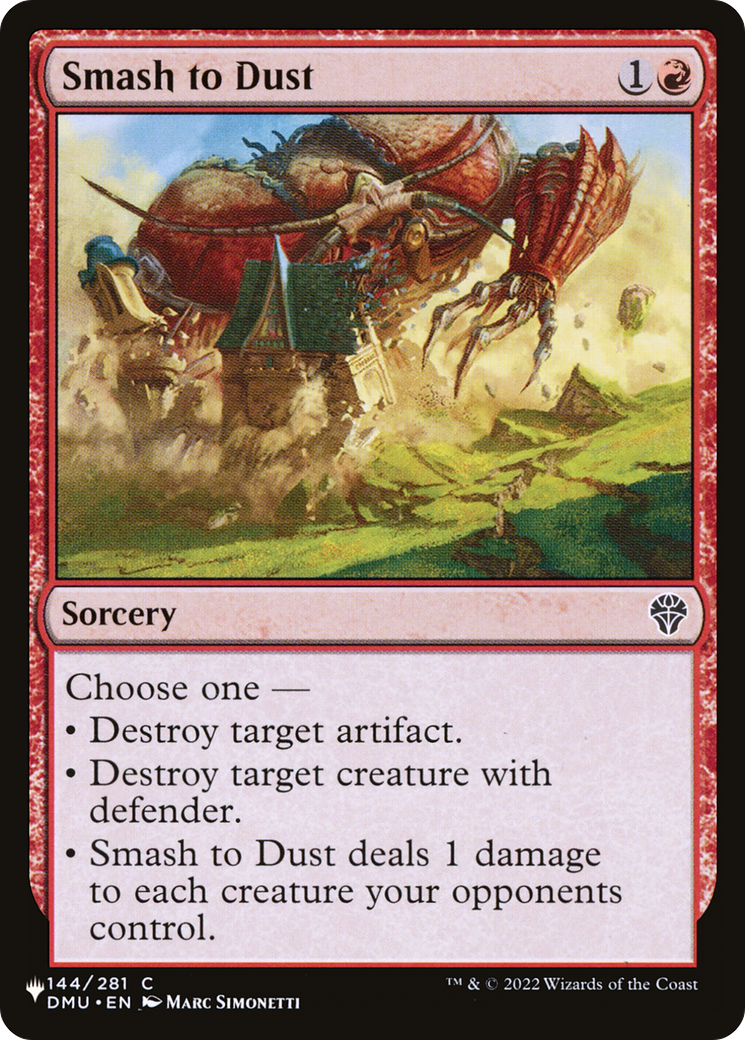 Smash to Dust [The List]-1