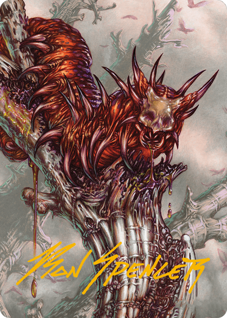 Grist, Voracious Larva // Grist, Voracious Larva (AMH3-053) - Modern Horizons 3 Art Series (Borderless) Foil-1