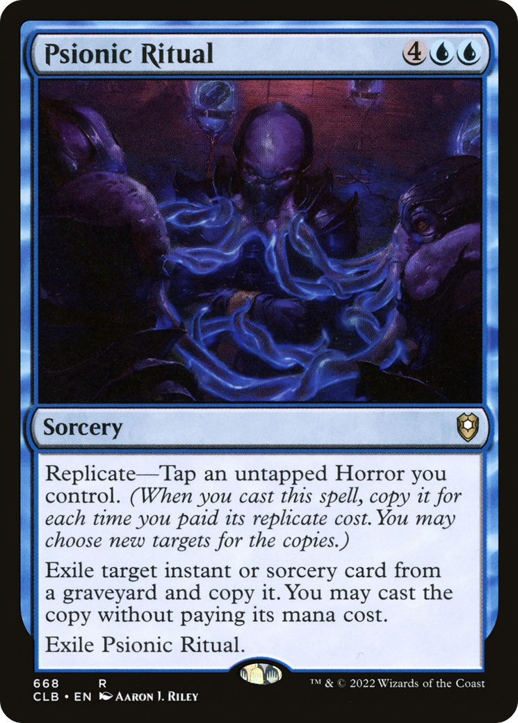 Psionic Ritual [Commander Legends: Battle for Baldur's Gate]-1