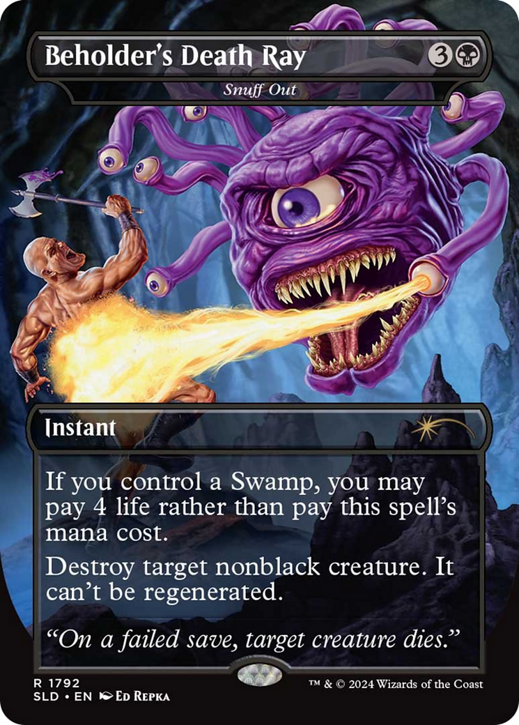 Beholder's Death Ray - Snuff Out [Secret Lair Drop Series]-1