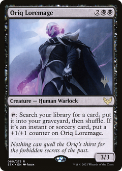 Oriq Loremage (Promo Pack) [Strixhaven: School of Mages Promos]-1