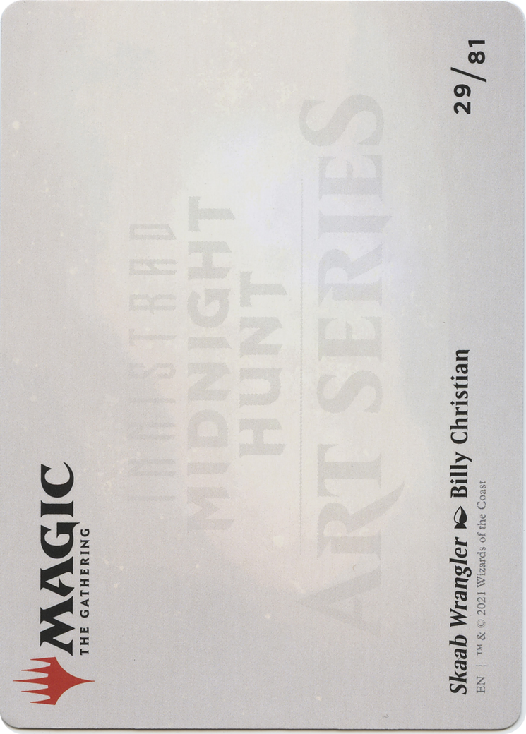 Skaab Wrangler // Skaab Wrangler (AMID-029) - Midnight Hunt Art Series (Borderless) Foil-2