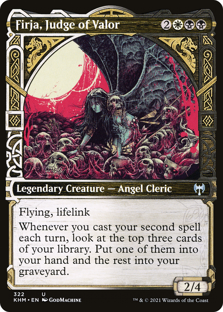 Firja, Judge of Valor (Showcase) [Kaldheim]-1