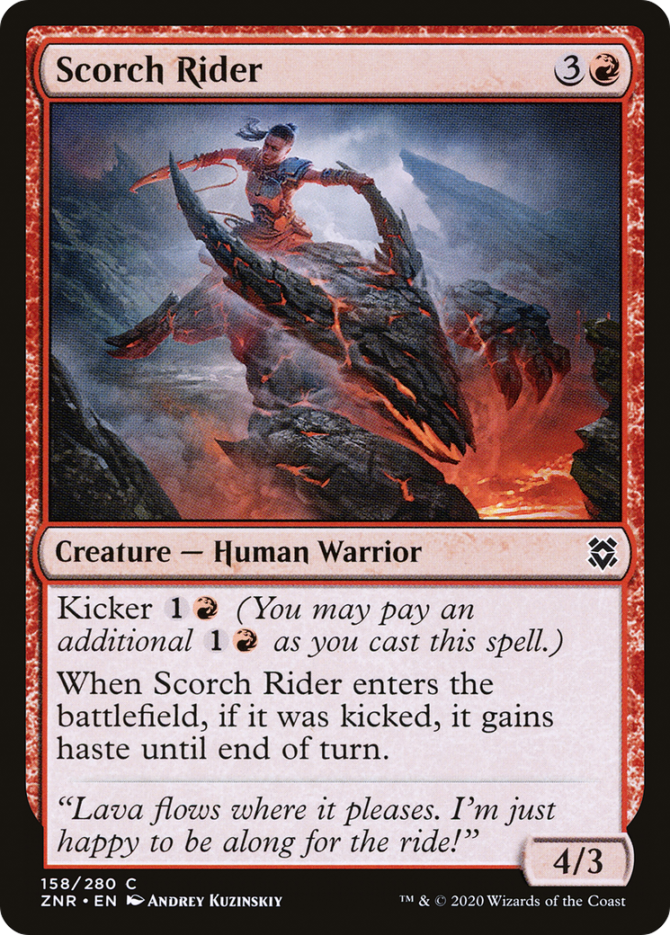 Scorch Rider [Zendikar Rising]-1