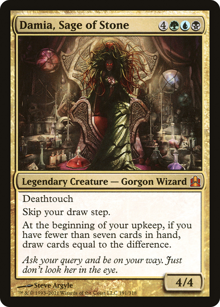 Damia, Sage of Stone [Commander 2011]-1