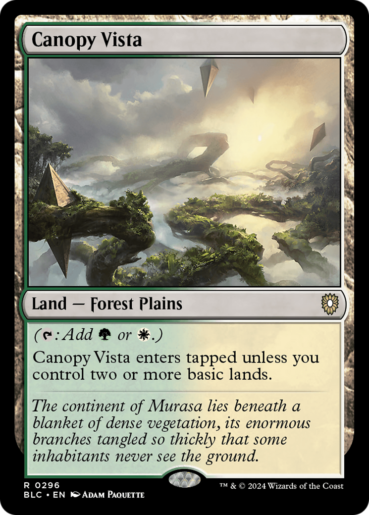 Canopy Vista [Bloomburrow Commander]-1
