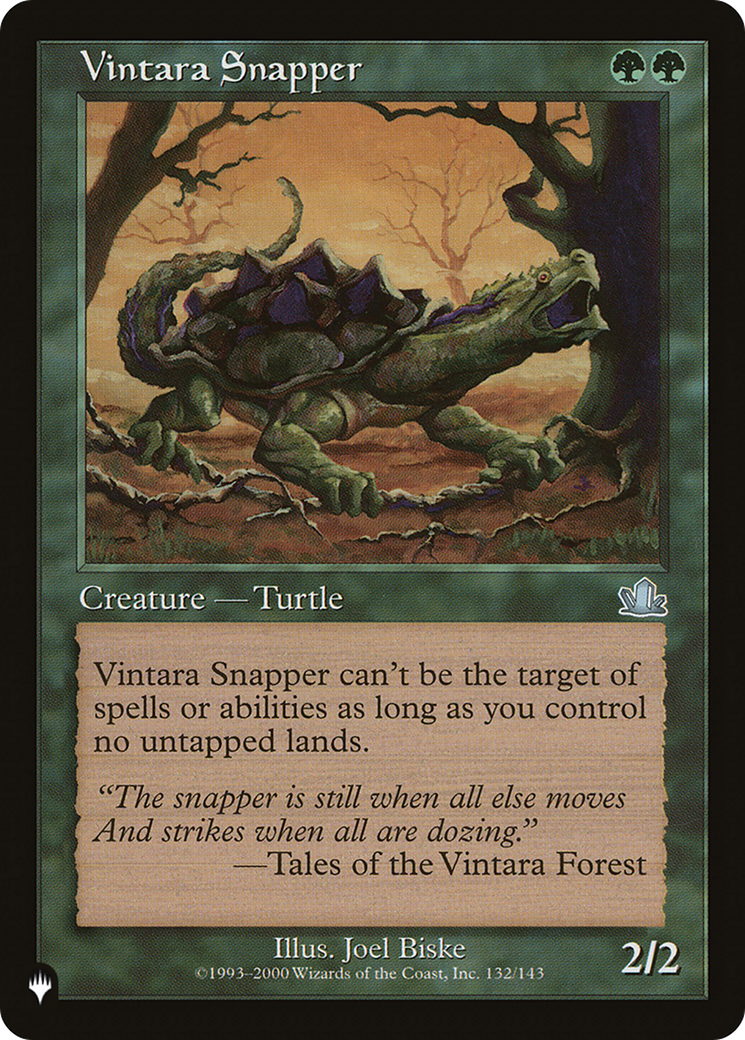 Vintara Snapper (LIST-PCY-132) - The List-1