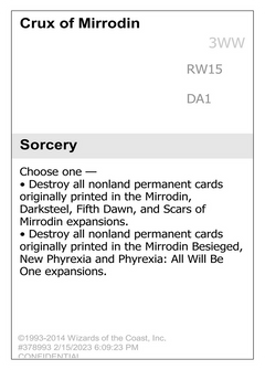 Crux of Mirrodin (UNK-RW15) - Unknown Event-1