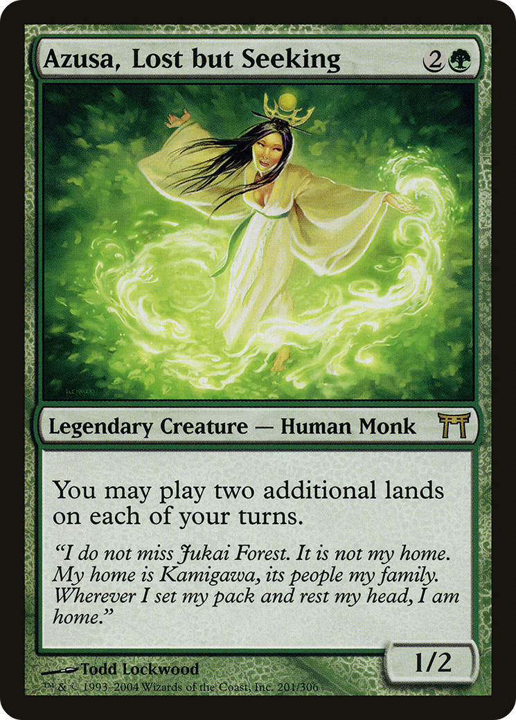 Azusa, Lost but Seeking [Champions of Kamigawa]-1