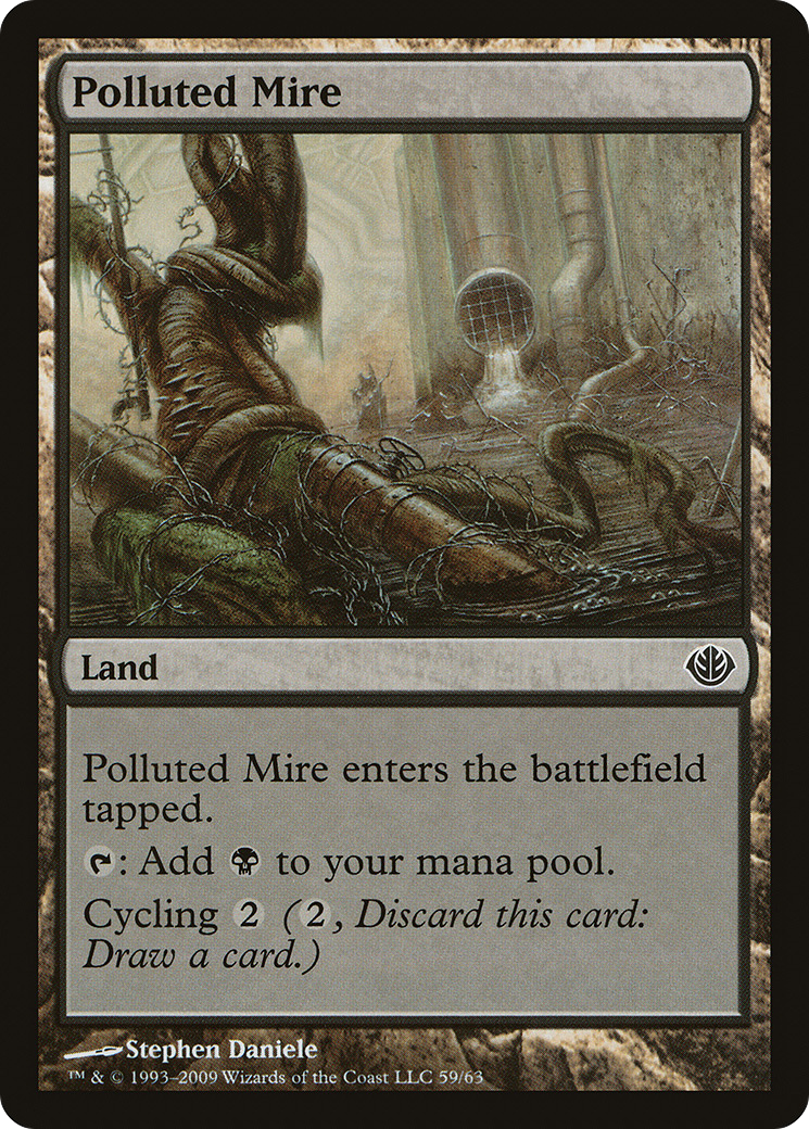 Polluted Mire [Duel Decks: Garruk vs. Liliana]-1