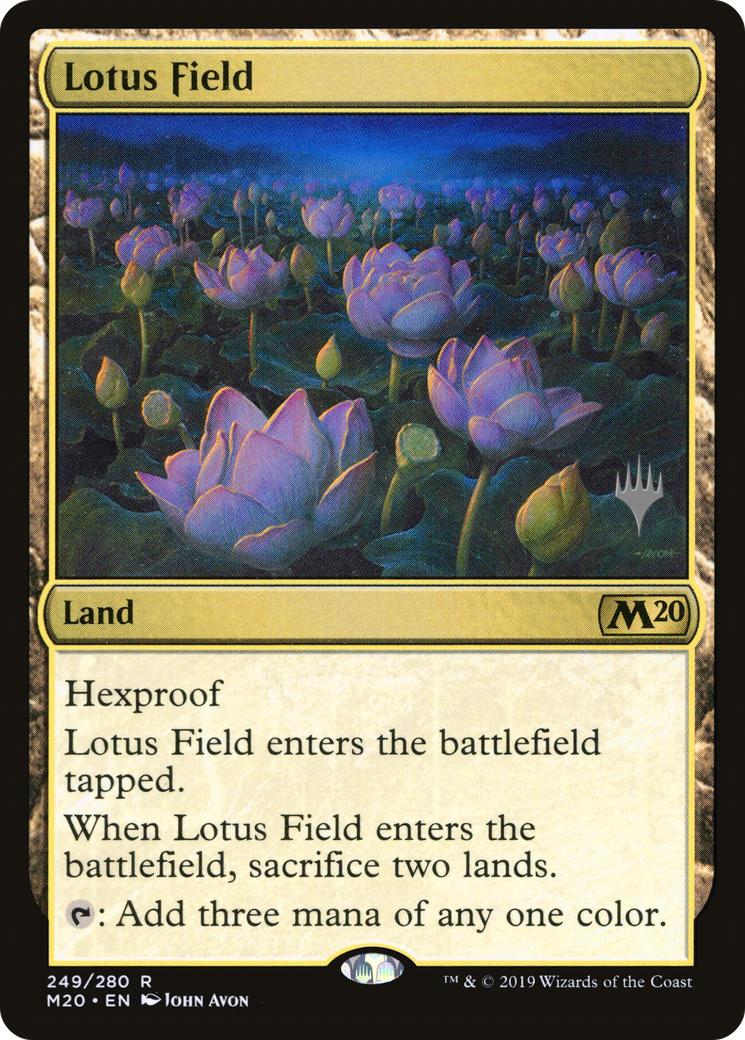 Lotus Field (Promo Pack) [Core Set 2020 Promos]-1