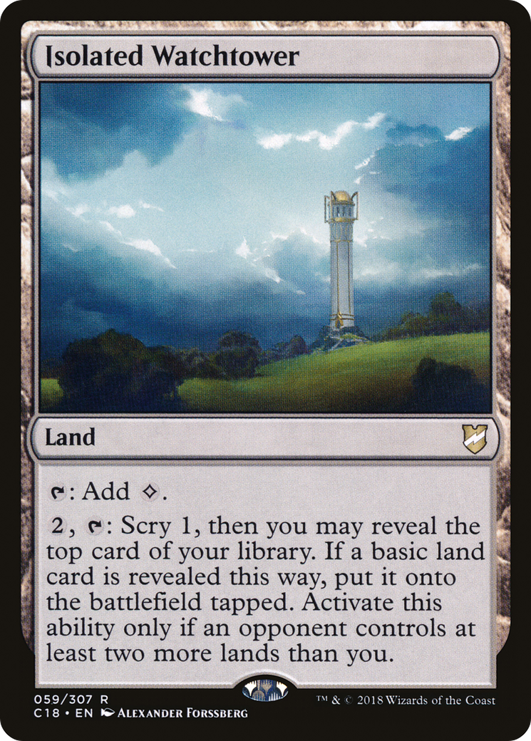 Isolated Watchtower [Commander 2018]-1