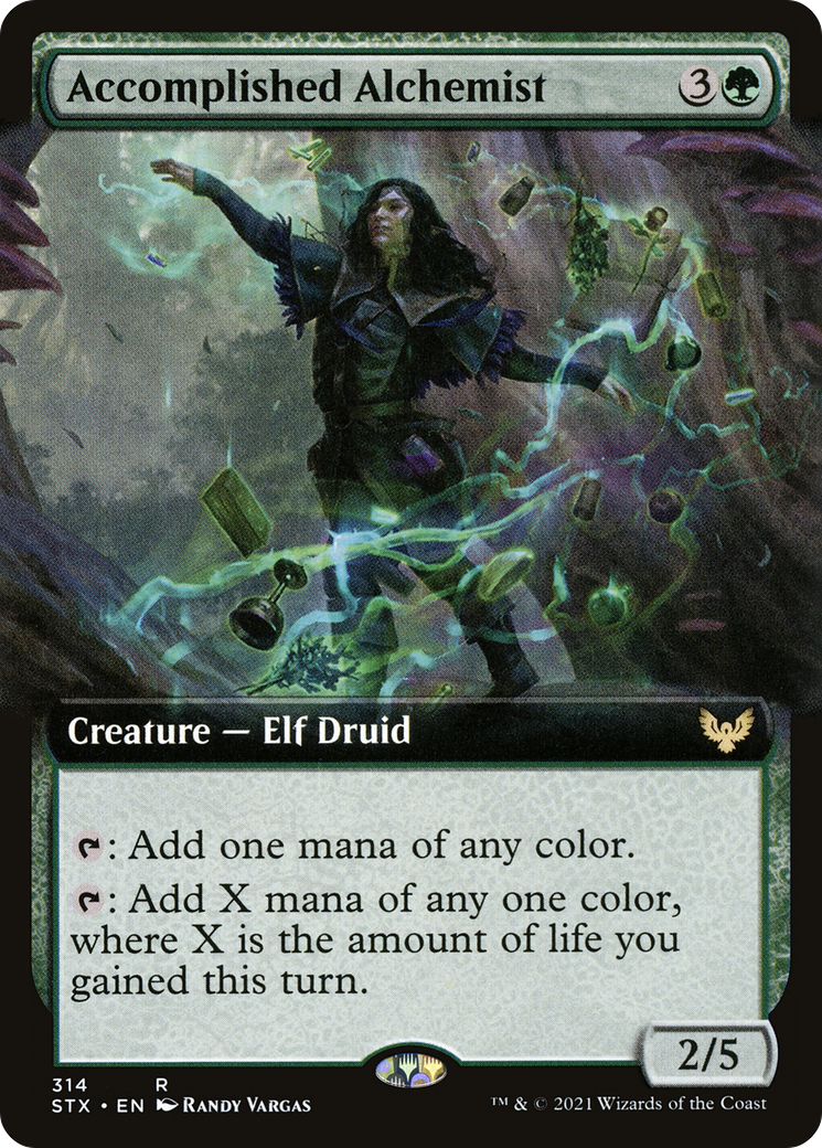 Accomplished Alchemist (Extended Art) [Strixhaven: School of Mages]-1