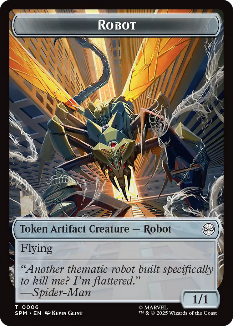 Food // Robot Double-Sided Token [Marvel's Spider-Man Tokens]-2