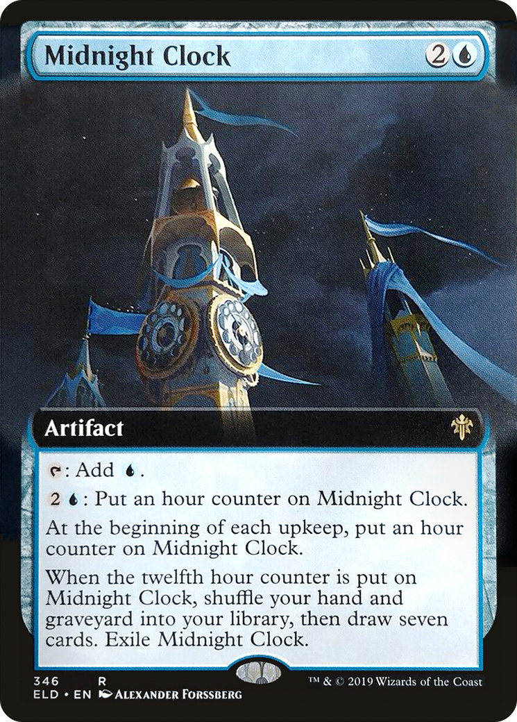 Midnight Clock (Extended Art) [Throne of Eldraine]-1
