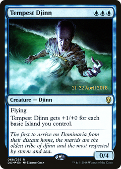 Tempest Djinn [Dominaria Prerelease Promos]-1