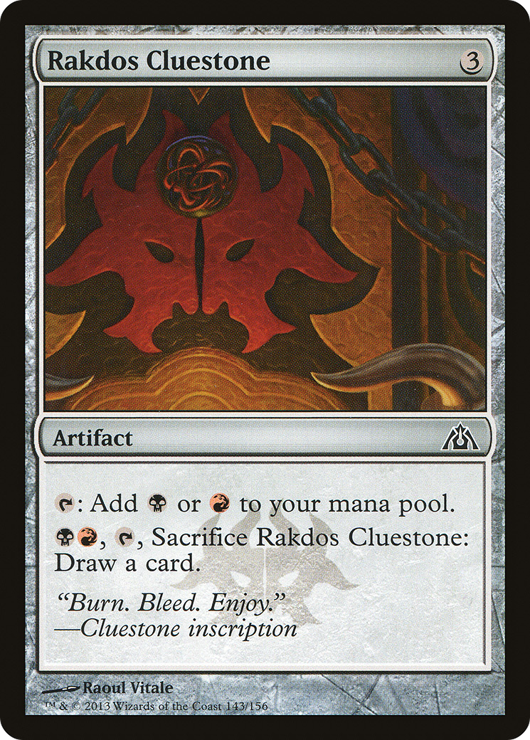 Rakdos Cluestone [Dragon's Maze]-1