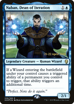 Naban, Dean of Iteration [Dominaria Prerelease Promos]-1