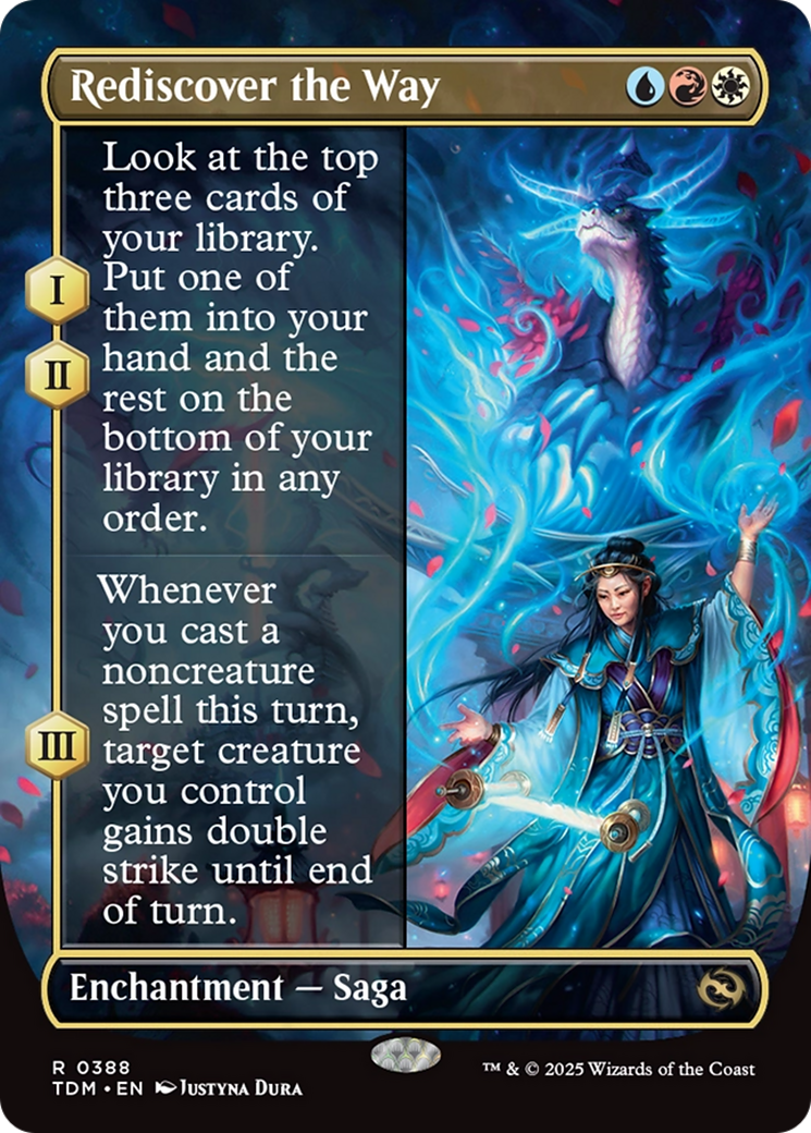 Rediscover the Way (Borderless) [Tarkir: Dragonstorm]-1